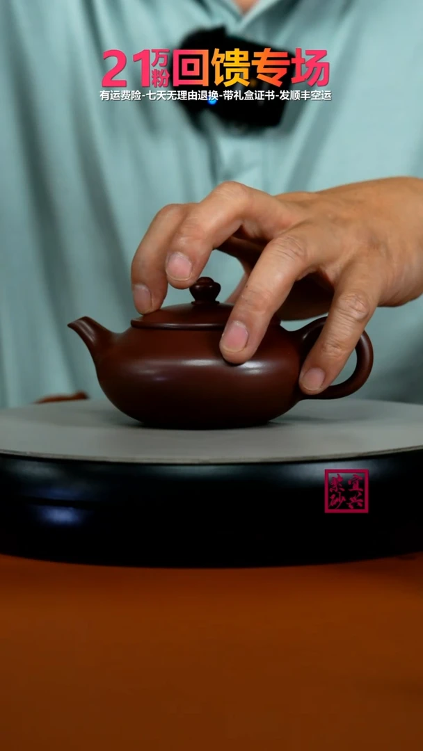 茶壶紫砂蒋静明S级龙血砂聚财纳福170CC