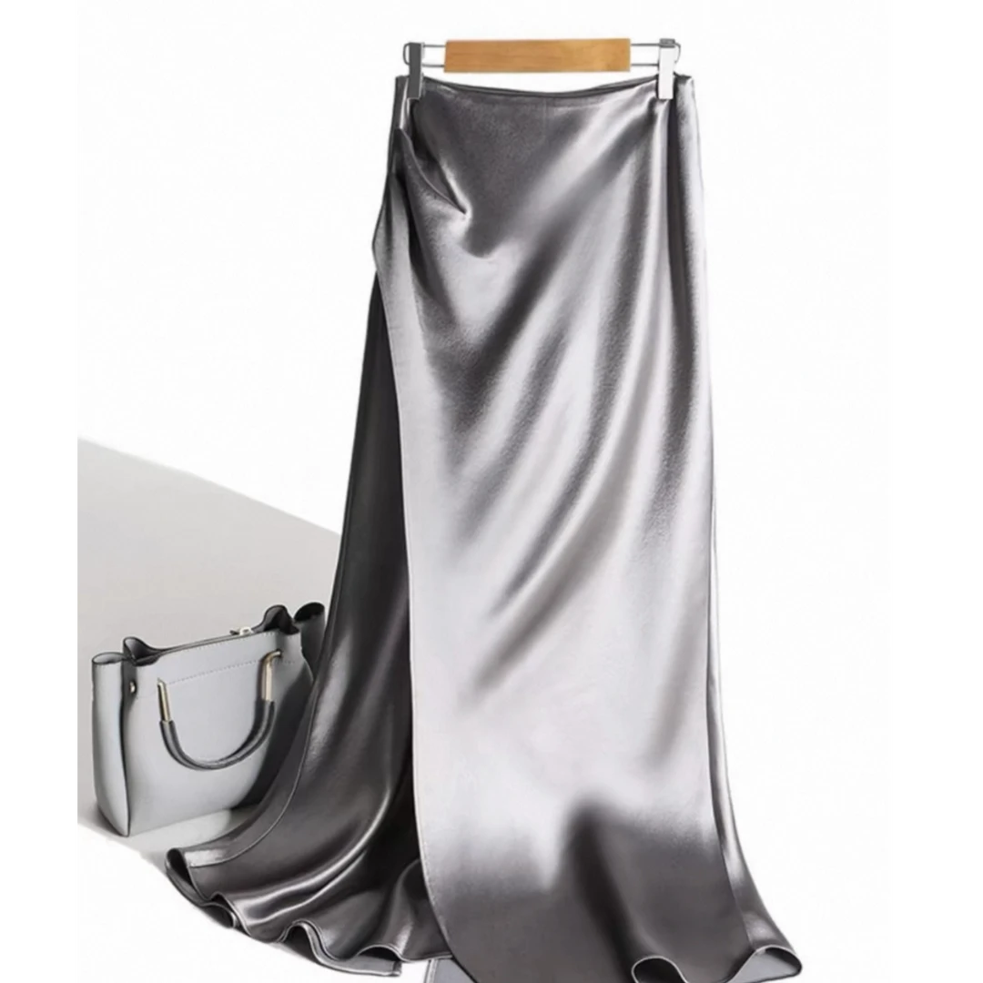 【微亏处理】法式设计醋酸包臀气质半裙