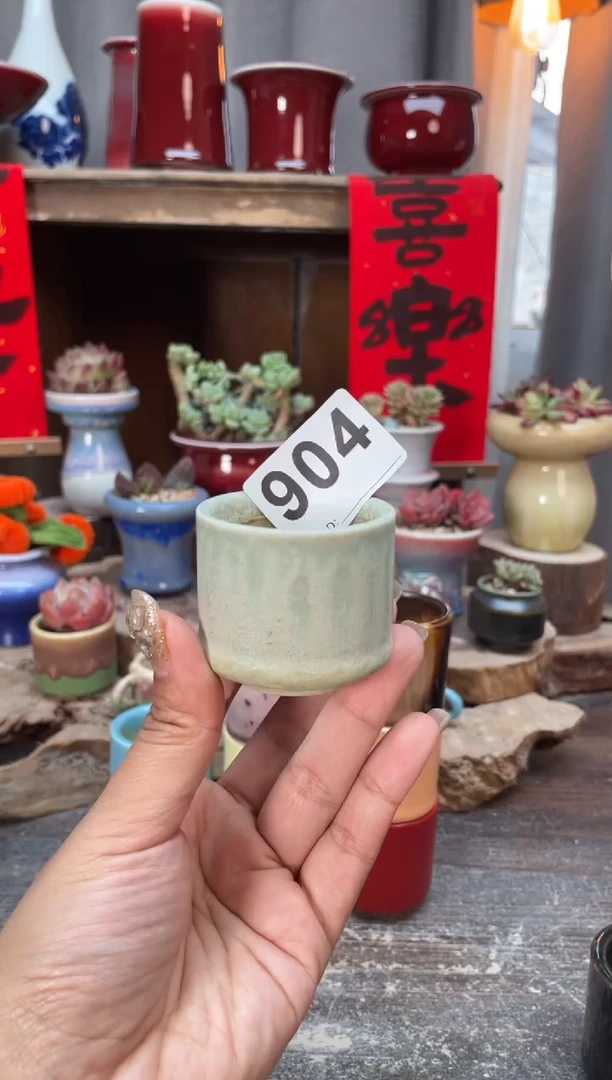 【闪购商品】摆件904知木小芳花盆