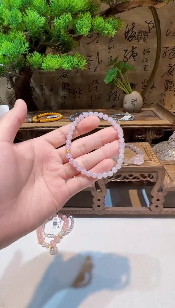 18K金镶嵌手链和田玉手饰@@