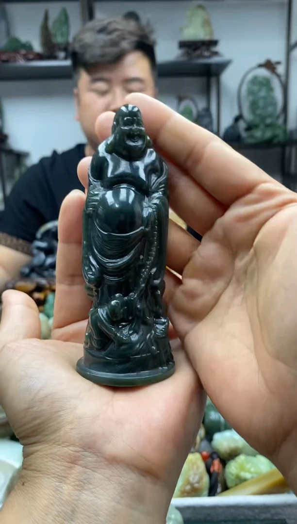 和田玉未镶嵌摆件1