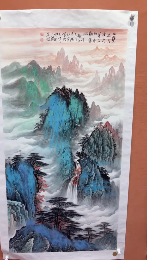 国画师立照老师国画作品