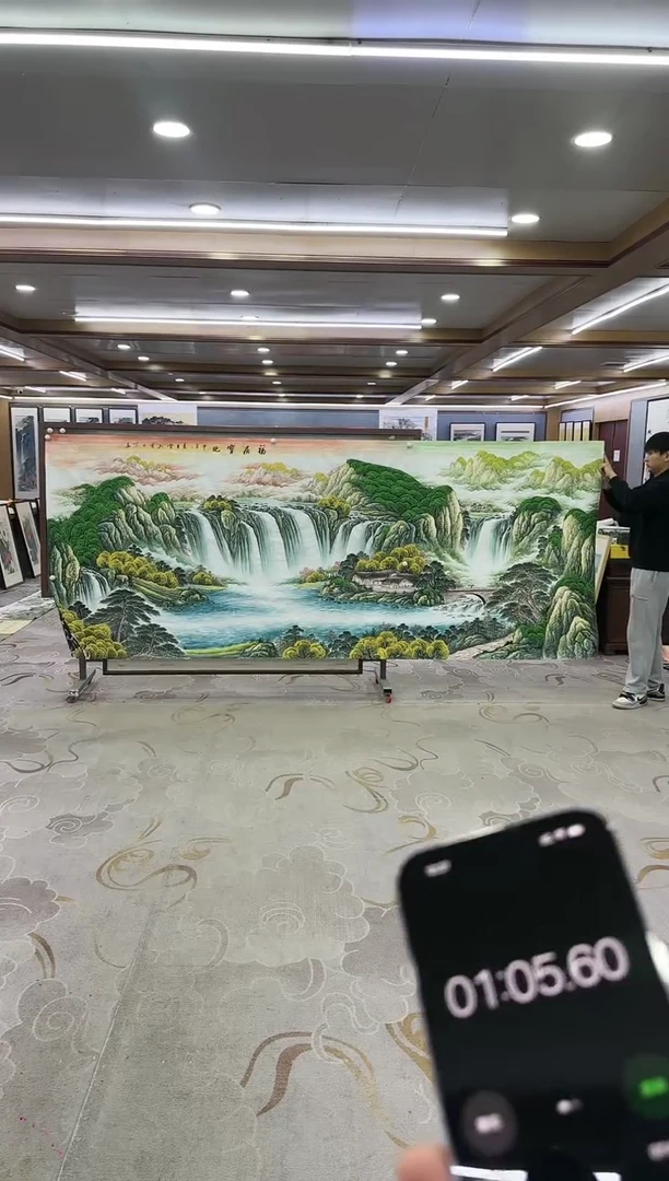 绘画Y-刘雪红-大丈二-山水画