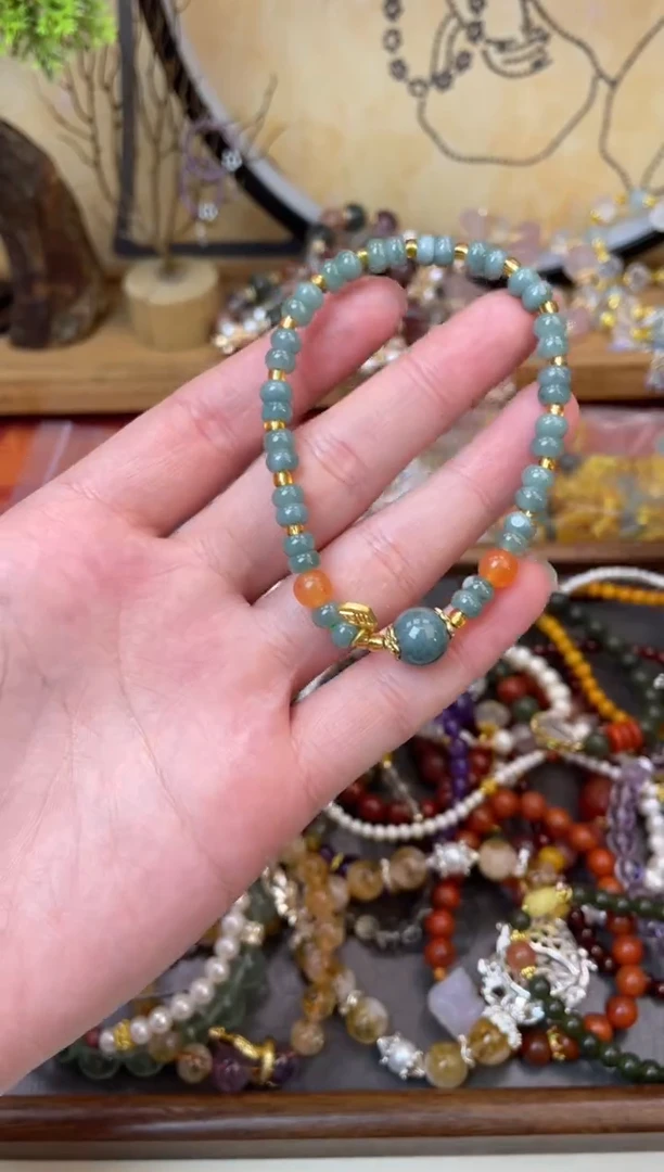 【闪购商品】翡翠手饰未镶嵌265手串