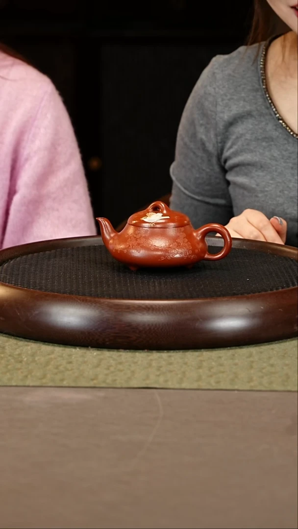 茶壶紫砂135 惠慧 孟臣朱泥 汉棠石瓢220cc
