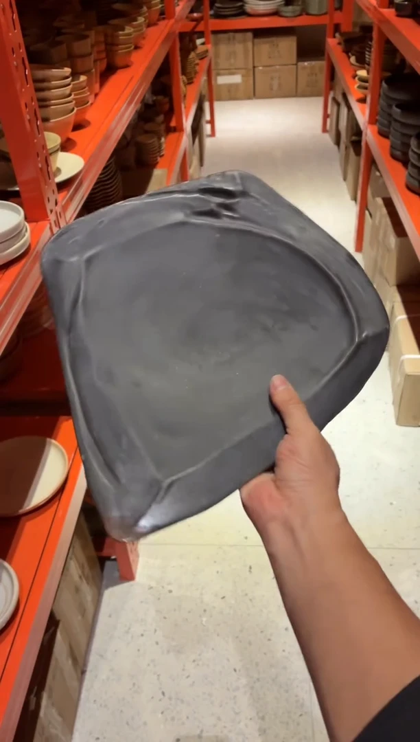 瓷片11 黑色大茶盘（福利款）