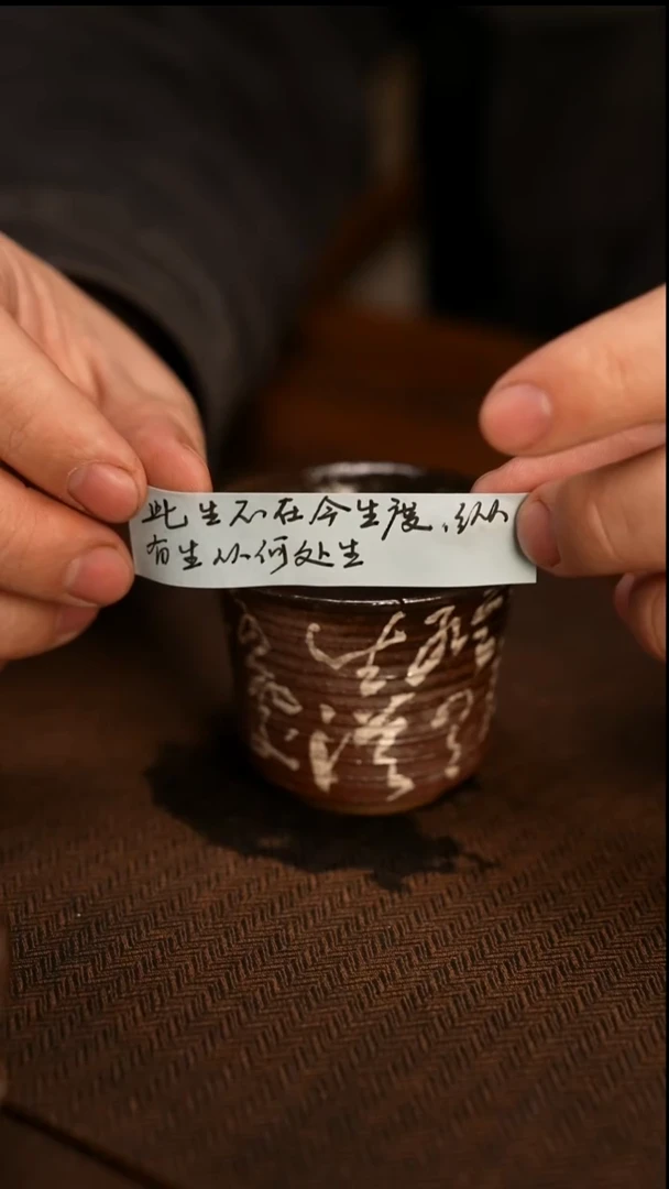 景德镇高温陶瓷808此生不在 微瑕度