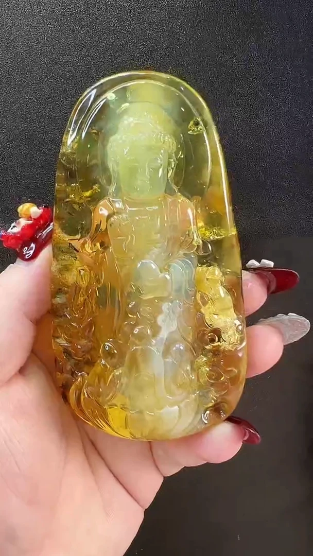 【闪购商品】琥珀颈饰未镶嵌吊坠