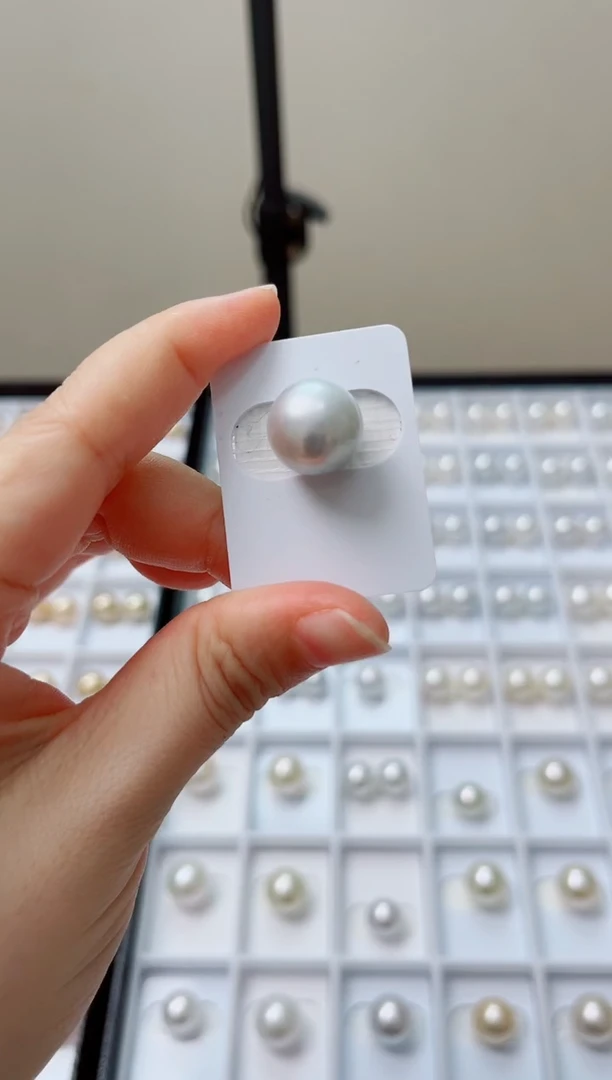 未镶嵌海水珍珠裸珠AL澳白裸珠13-15多样性发一