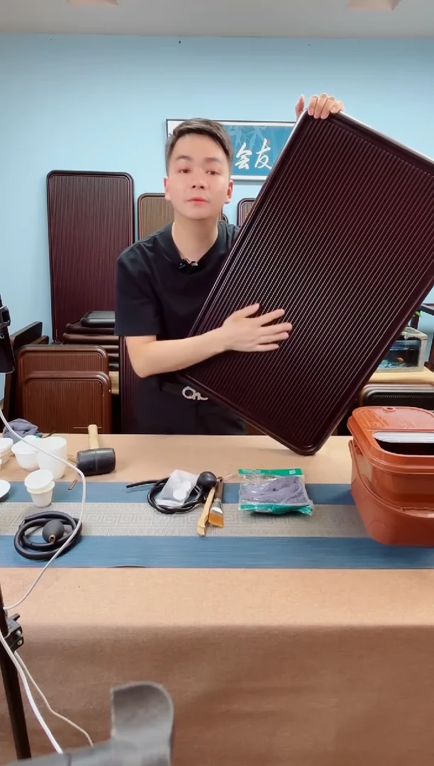 80*50*5千川大板红色款式茶盘