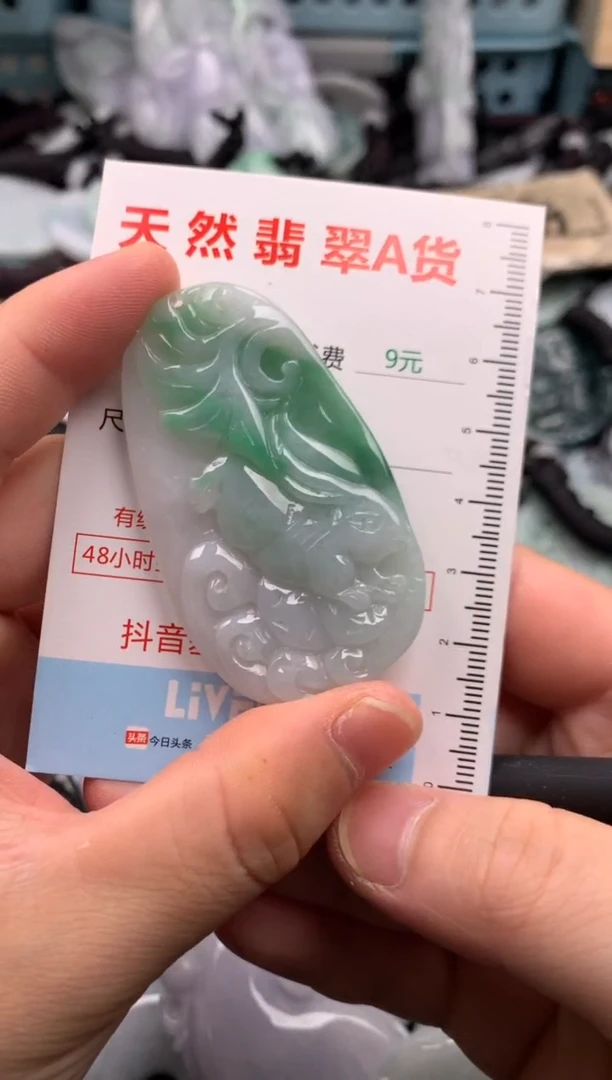 翡翠未镶嵌吊坠(不含链)1