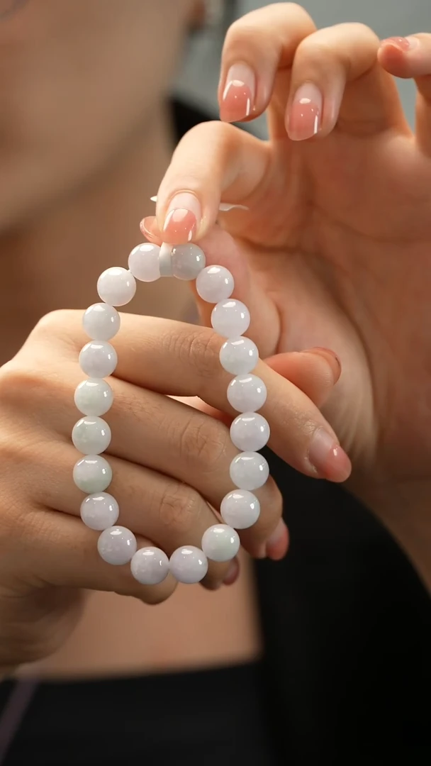 未镶嵌手链翡翠珠串