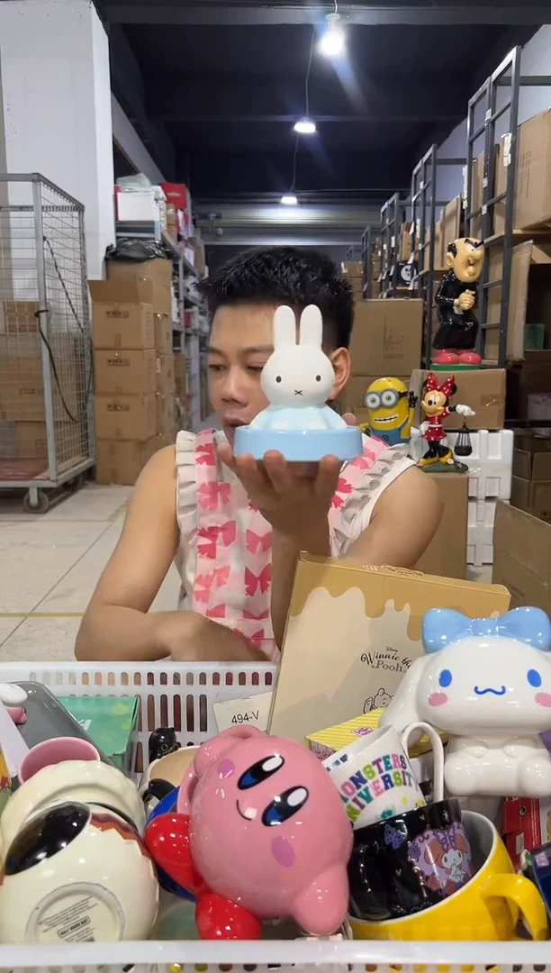 瓷片陶瓷米菲兔加湿器