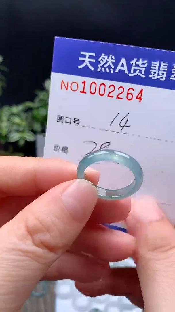 未镶嵌戒指翡翠14#