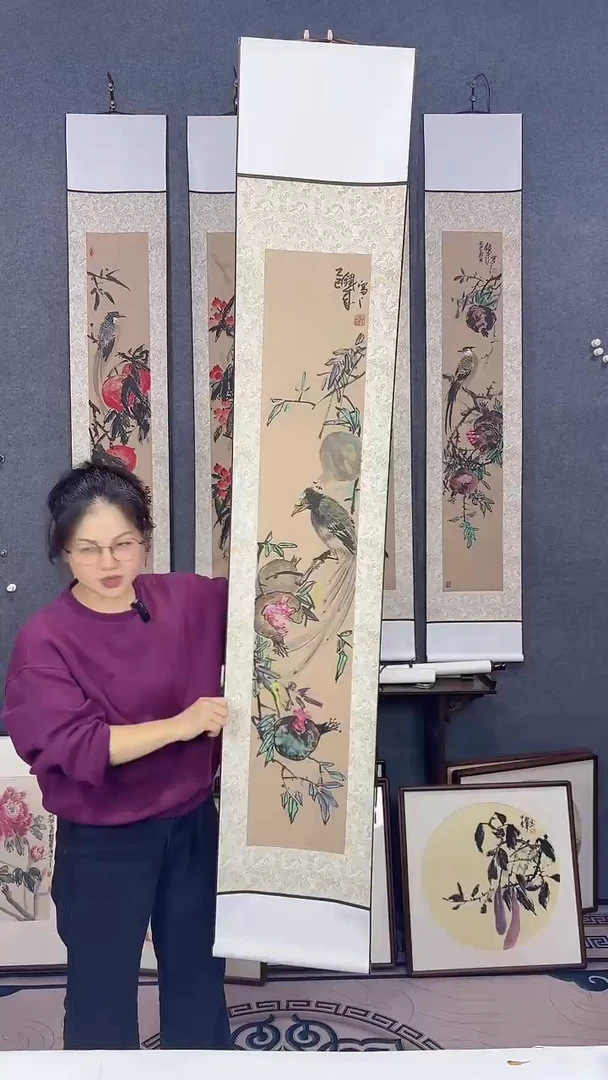 国画175*32吴铁成作品