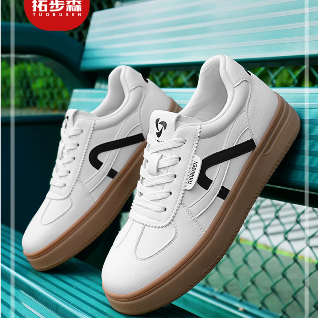 拓步森6786款时尚女鞋2025新款爆款网红同款板鞋厚底德训鞋休闲鞋