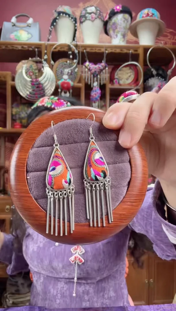 刺绣耳环91甜甜家1