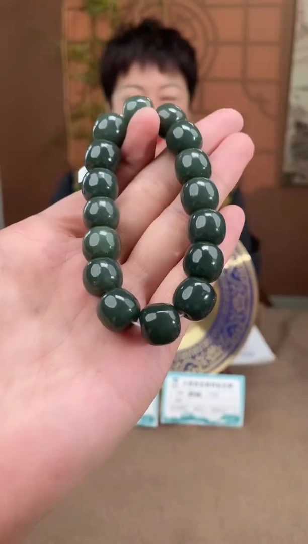 未镶嵌手串和田玉多样性拍一发一1543