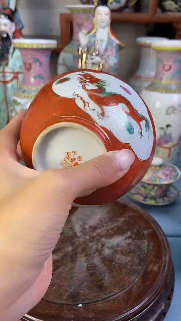 瓷片微瑕慎拍景德镇窑老厂瓷器单件
