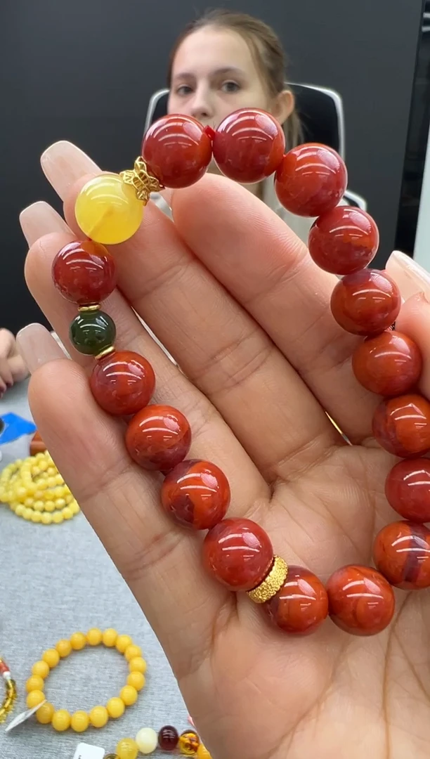 【闪购商品】南红玛瑙手链未镶嵌821秒拍号