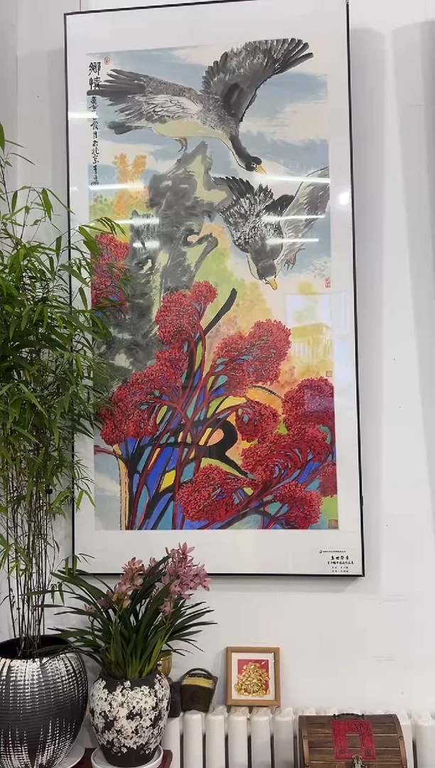 国画李子鹏-8平尺-国画作品-Z