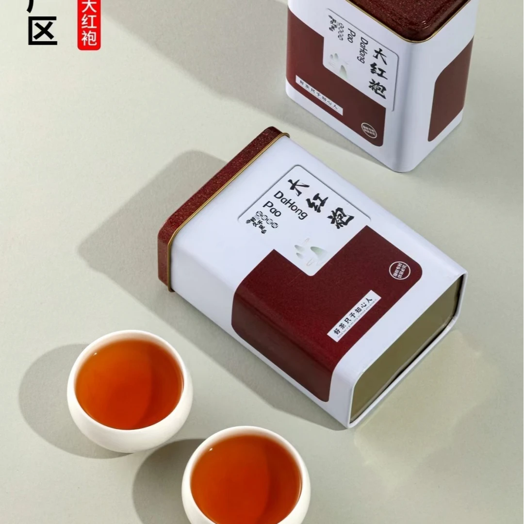 大红袍-福建武夷大红袍水乌龙茶岩茶铁罐装