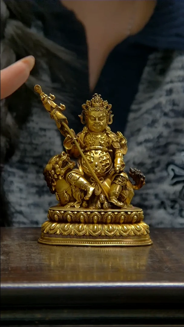 铜像造像收藏铜像造像收藏财宝天王