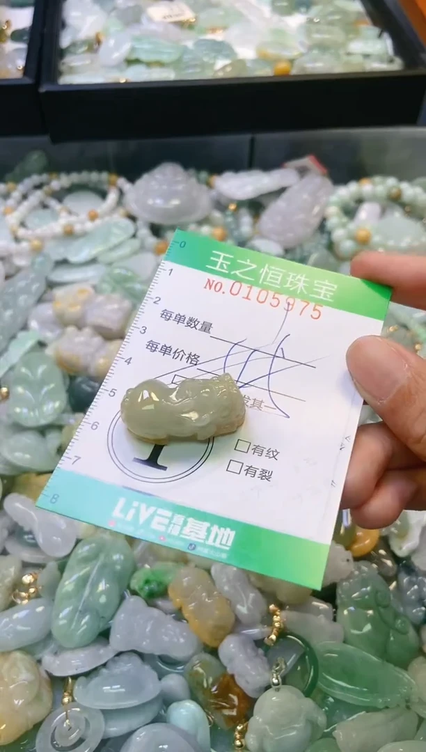 翡翠未镶嵌颈饰闪购0105975多样性发其一