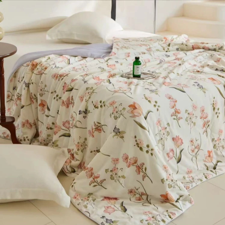 【清仓】A类针织凉感丝夏被双人床夏凉被空调被子薄款可机洗