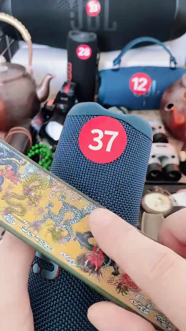 37号密胺瓷器密胺瓷器耳机音响（万花7