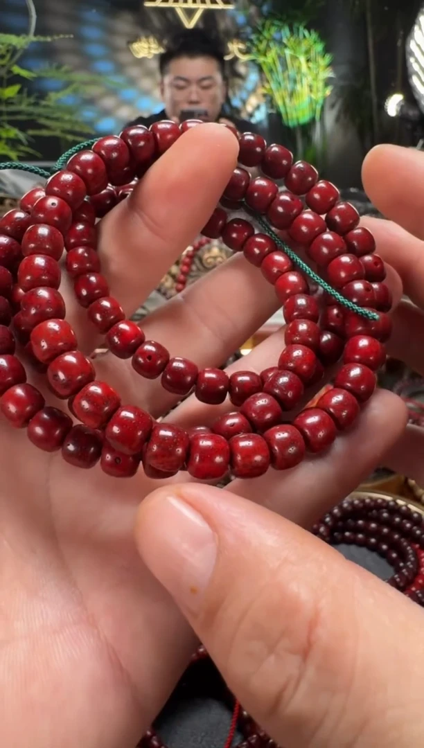 吊坠星月菩提7*8原生态本草供星月菩提长串