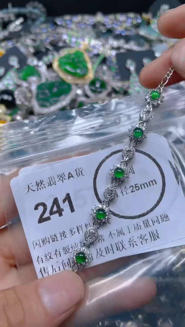 翡翠未镶嵌颈饰241