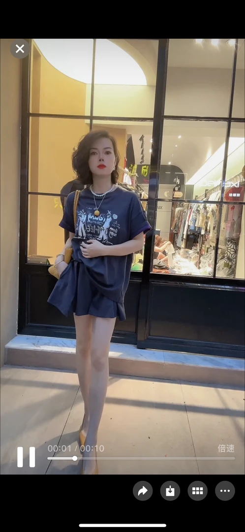 【小韩家】欧货2025夏新设计师款减龄俏皮时尚短裙套装