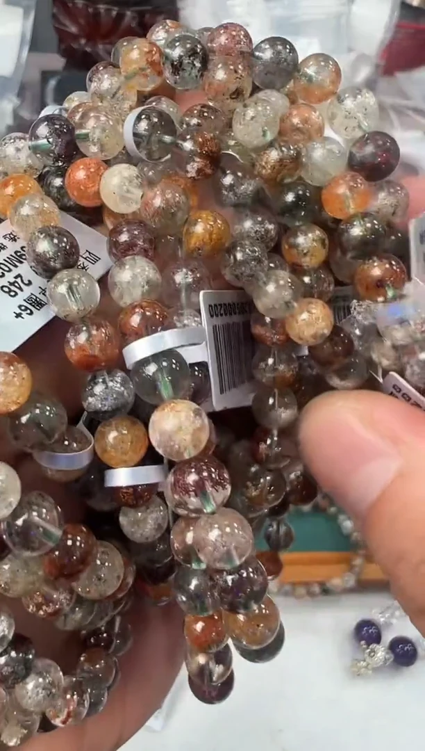 【闪购商品】水晶手链未镶嵌XL4589约6mm多样性发一件