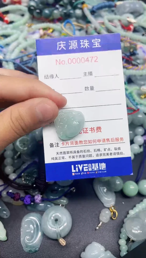 翡翠未镶嵌颈饰106