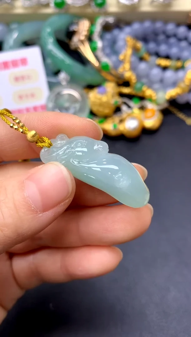 颈饰未镶嵌翡翠170-中国好珍宝