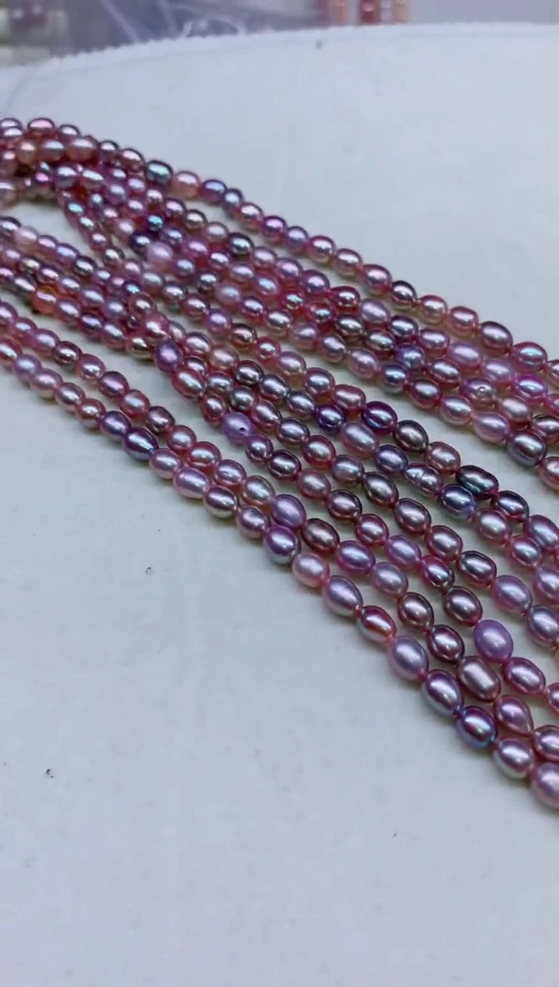 未镶嵌淡水珍珠裸珠无扣头多样性发其一，非无暇