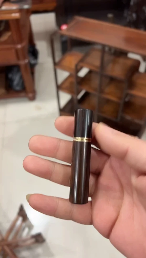 紫檀木小牙签罐1