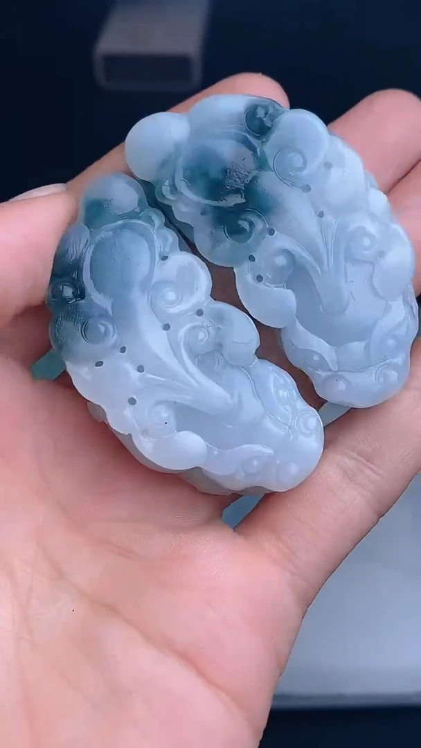 定制翡翠未镶嵌AF002447一对
