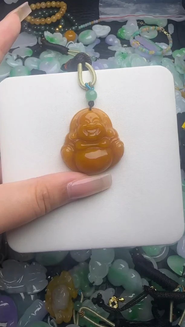 翡翠未镶嵌颈饰天然缅甸翡翠吊坠