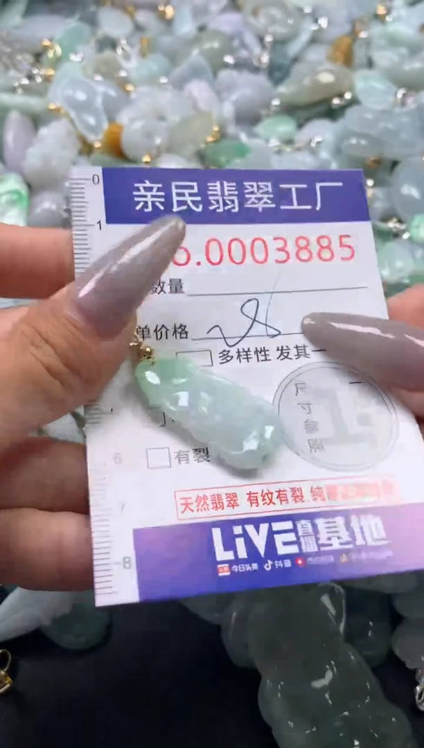 颈饰未镶嵌翡翠3885