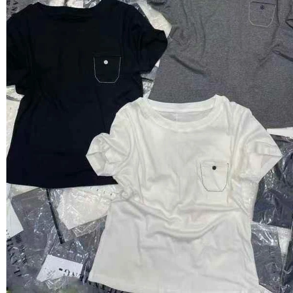 TY5 【口袋T】韩系简约款明线口袋T