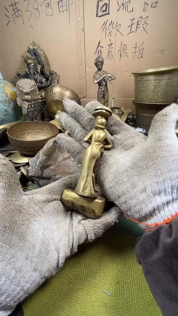 平**意亿锦铜回流铜器摆件100