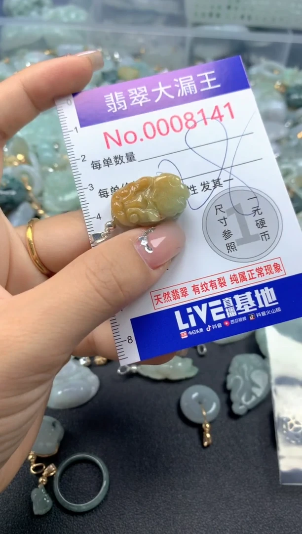 颈饰未镶嵌翡翠8141