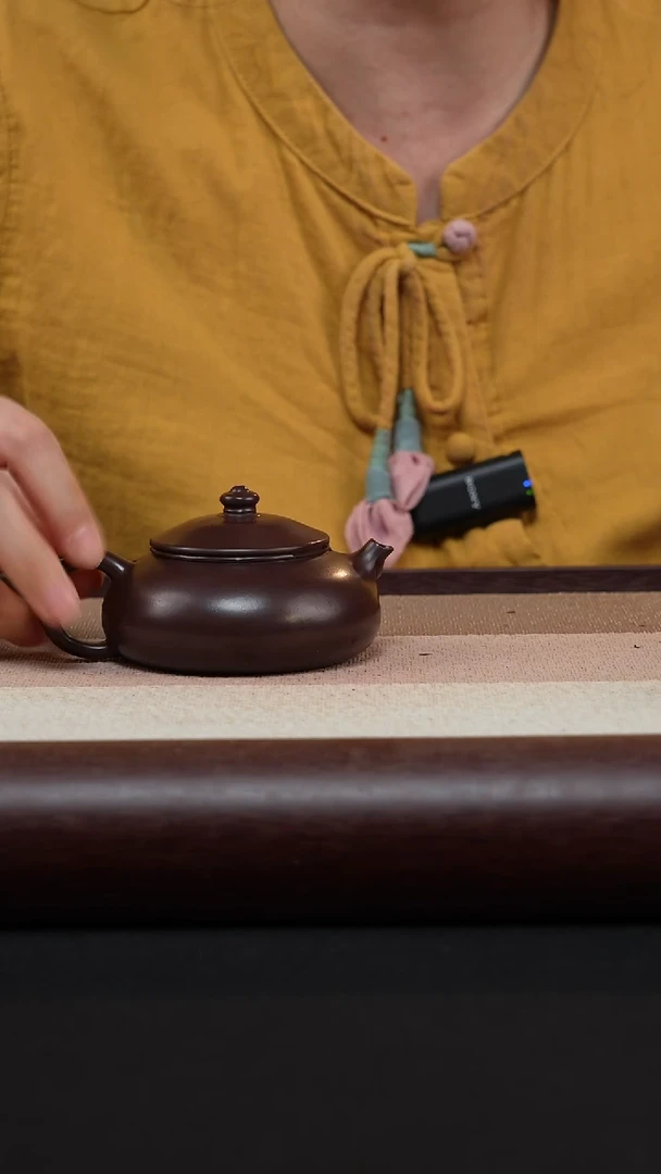 【闪购商品】紫砂茶壶老紫泥寒江MH-1787