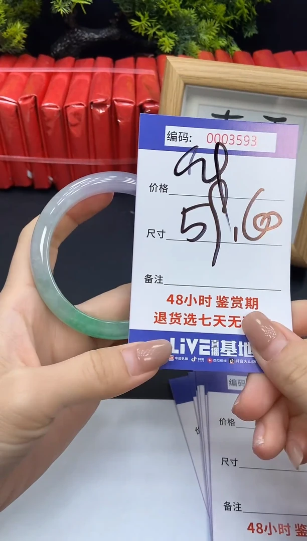 未镶嵌手镯翡翠0003593