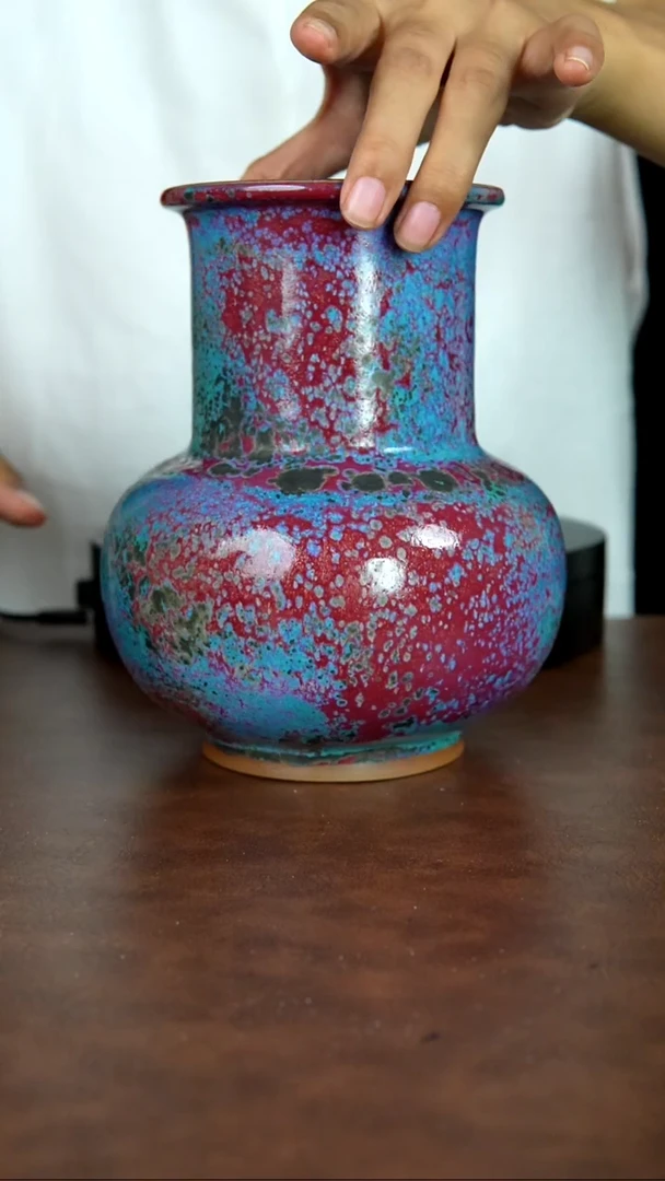 花插/禹州神垕特产】原矿原产地钧瓷茶具