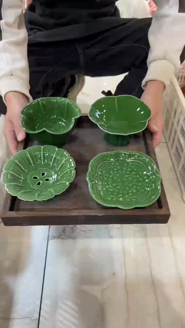 盘陶微瑕商品 介意勿拍 带托盘