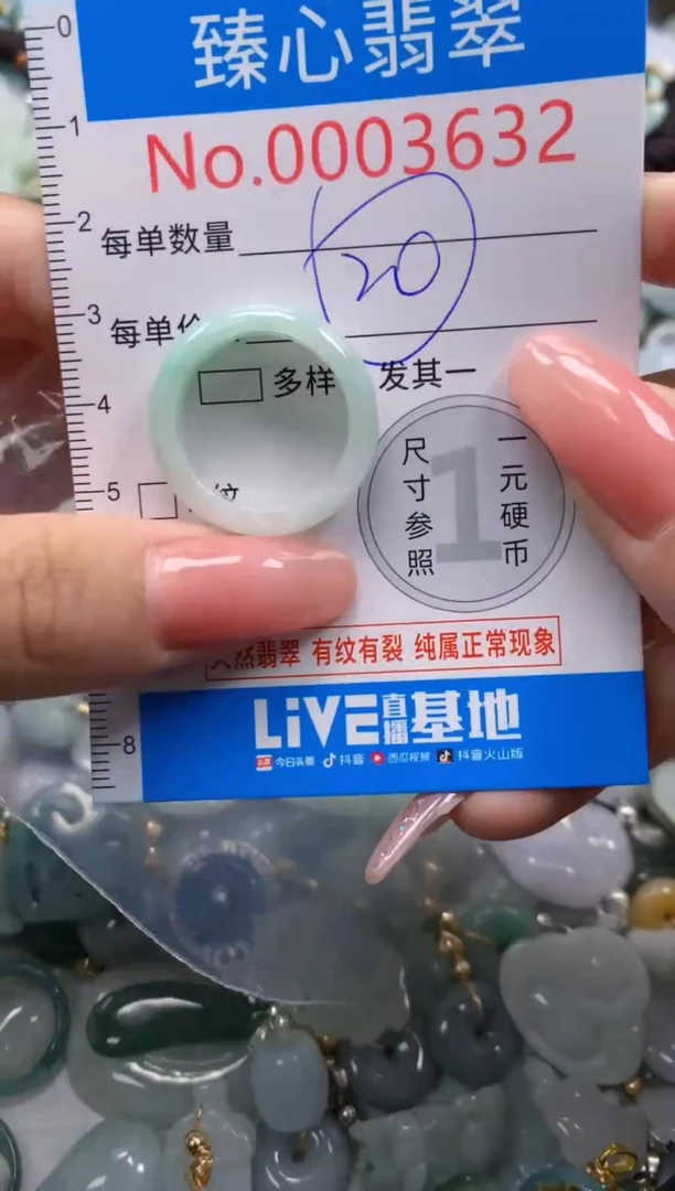 翡翠未镶嵌颈饰3632