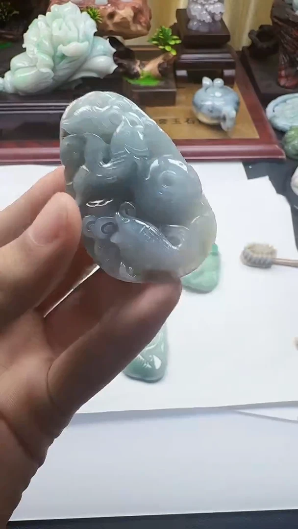 吊坠(不含链)未镶嵌翡翠1